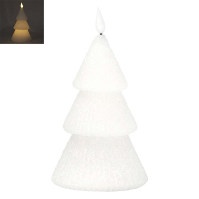 Wing Tai Trading WTT LXS59104T-xx White Tiered Tree LED Candle - Thumbnail 2