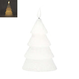 Wing Tai Trading WTT LXS59104T-xx White Tiered Tree LED Candle - 2 Sizes