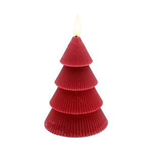 Wing Tai Trading WTT LXS59106T Red Tiered Tree LED Candle, Small