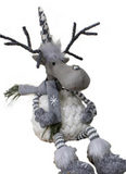 Wing Tai Trading WTT DXF13956xx Gray and White Reindeer