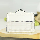 VIP Home & Garden VIP MT2155 Metal Card Holder, White