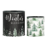 Wing Tai Trading WTT MXF43616xx Woodland Pines Mini Round Buckets - 2 Sizes