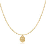 eNewton Design 26 N17BECLG2 17" Choker Beaded - Classic Gold - 6 Styles
