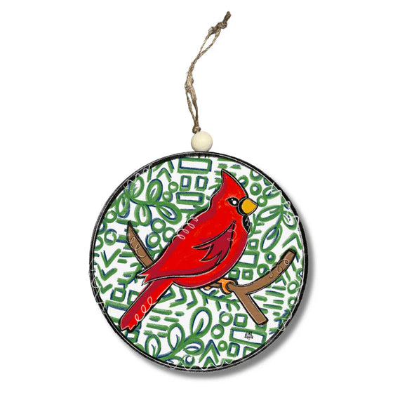 DK Designs DK O1013 Cardinal Circle Ornament