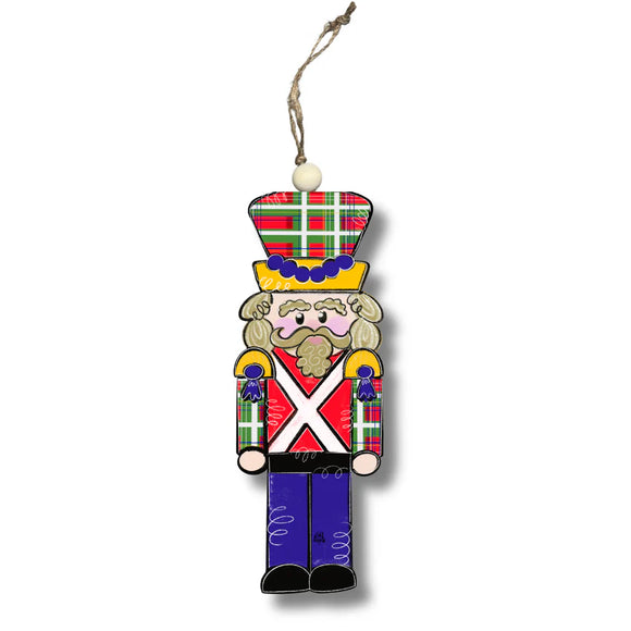 DK Designs DK O1076 Plaid Solider Ornament