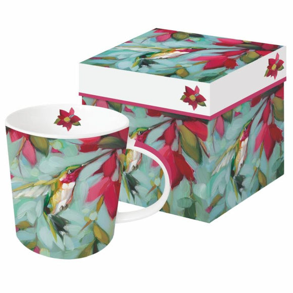 Paperproducts Design PPD 28478 Mug In Gift Box-Colibri Flowers