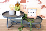 VIP Home & Garden VIP PV00062x Round Metal Display Tray - 2 Sizes