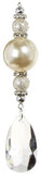 Raz Imports RZ 4312512x Crystal Pearl Drop Ornament, 5.75in - 3 Styles