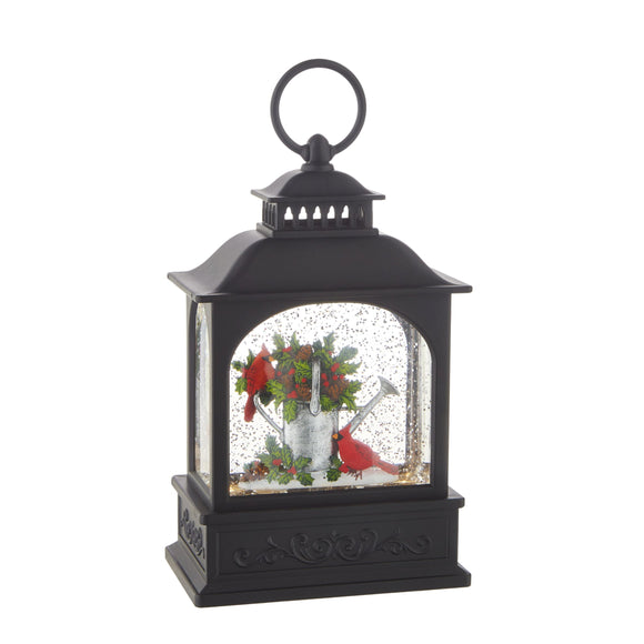 Raz Imports RZ 4200755 Cardinals On Watering Can Lighted Water Lantern, 8.5in