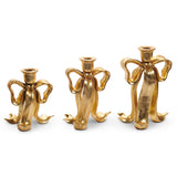 Raz Imports RZ 4512201x Bow Candlesticks - 3 Sizes