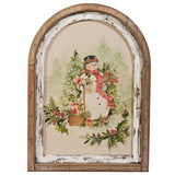 Raz Imports RZ 453653x Watercolor Holiday Framed Wall Art, 16.5in - 2 Styles