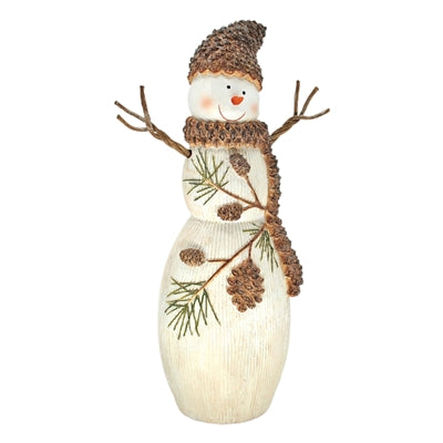Wing Tai Trading WTT Resin Woodland Pines Snowman