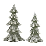 Wing Tai Trading WTT RXF59127x Dark Green Flocked Resin Tree - 2 Sizes