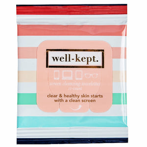 Well-Kept WK Better Days Screen/Eyeglass Towelettes