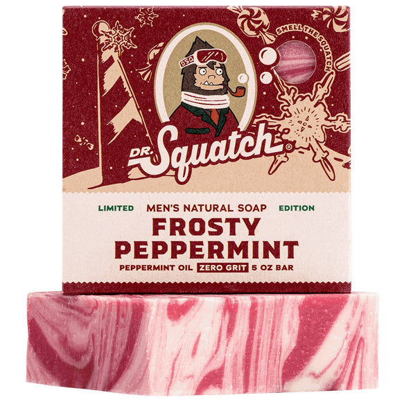 Dr. Squatch  DS BAR-FST-01 Frosty Peppermint Bar Soap