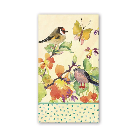 Michel Design Works MDW 807371 Birds & Butterflies Hostess Napkin