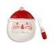 Demdaco 2020200314 Santa Plate and Spreader Set
