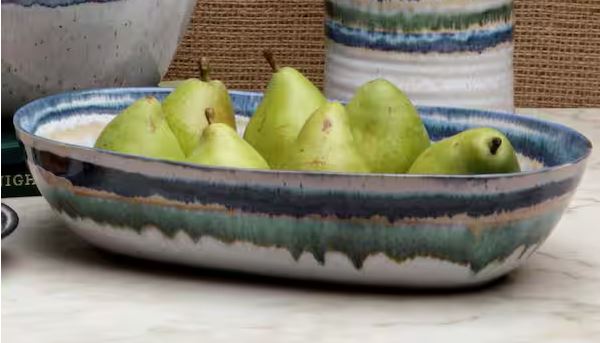 Casafina Sausalito Medium Oval Serving Bowl - Thumbnail 5