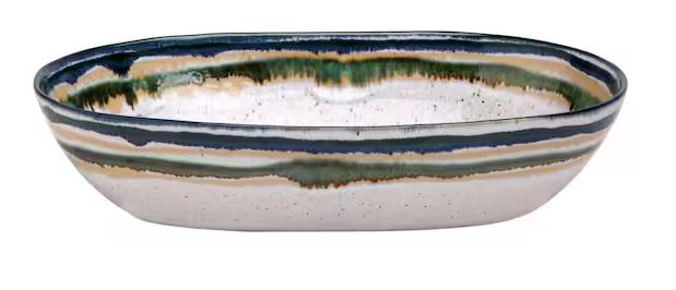 Casafina Sausalito Medium Oval Serving Bowl - Thumbnail 3