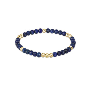 ENEWTON DESIGN ED BWOP3LAP  WORTHY PATTERN 3MM BEAD BRACELET - LAPIS