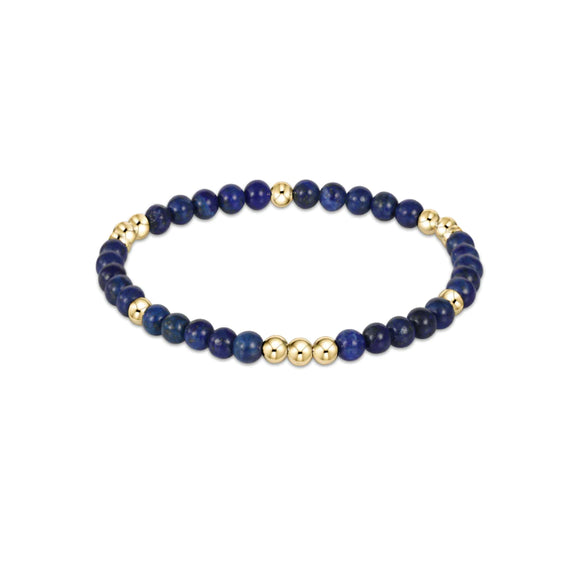 ENEWTON DESIGN ED BWOP3LAP  WORTHY PATTERN 3MM BEAD BRACELET - LAPIS