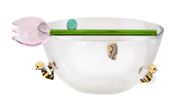 Mud Pie MP 41860099x Glass Inlay Tidbit Bowl
