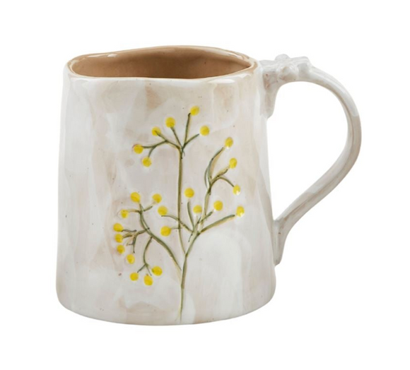 Mud Pie MP 43500229x Flower Mug