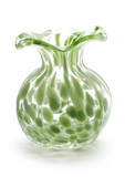 Two's Company 26 54963xx  Ruffled Edge Spotted Vase Assorted - 3 Colors
