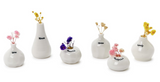 Two's Company TC E5840-UNx Small Porcelain Vase with Flowers - 6 Styles