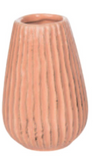 VIP Home & Garden VIP PV00265x Ceramic Ripple Bud Vases - 4 Colors