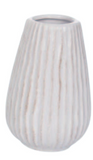 VIP Home & Garden VIP PV00265x Ceramic Ripple Bud Vases - 4 Colors