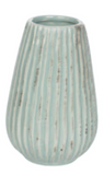 VIP Home & Garden VIP PV00265x Ceramic Ripple Bud Vases - 4 Colors