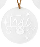 Wing Tai Trading WTT WXF43033xx Frosted Round Ornament - 3 Styles