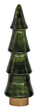 Wing Tai Trading WTT WXI43510xx Wood and Green Enamel Christmas Trees - 3 Sizes