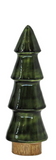 Wing Tai Trading WTT WXI43510xx Wood and Green Enamel Christmas Trees - 3 Sizes