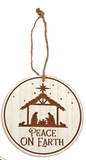 Wing Tai Trading WTT WXF43610xx White O Holy Night Ornaments - 3 Styles