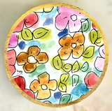 Happy by Rachel 26 STRAY-xx Wood and Enamel Small Tray