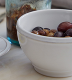 Casafina Stoneware CF FIN111-WHI Costa Nova "Friso" Fruit Bowl, White