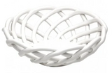 Casafina Stoneware CF CES03xx Handwoven Ceramic Medium Round Basket - 2 Colors