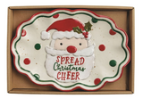 Mud Pie MP 41530007x Farm Christmas Sentiment Tray - 2 Styles