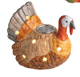 Mud Pie MP 40960122x Thanksgiving Light-Up Sitter Taper Holder - 3 Styles