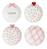 Mud Pie MP 41230051x Valentine's Tidbit Dish - 4 Styles