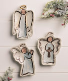 Mud Pie MP 41230054x Farm Christmas Angel Tidbit Dish - 3 Styles