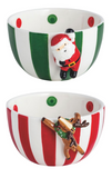 Mud Pie MP 41860146x Christmas Tidbit Bowls - 2 Styles
