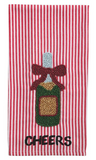 Mud Pie MP 42170221x Beaded Christmas Towel - 3 Styles