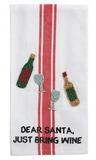 Mud Pie MP 42170221x Beaded Christmas Towel - 3 Styles