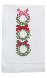 Mud Pie MP 42170225x Christmas Embroidered Towel - 3 Styles