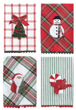Mud Pie MP 42170236x Christmas Bouclé Icon Towel - 4 Styles