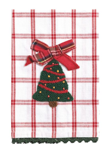 Mud Pie Christmas Bouclé Icon Towel - Thumbnail 3