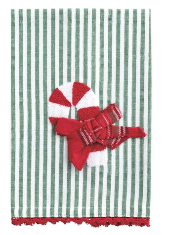 Mud Pie Christmas Bouclé Icon Towel - Thumbnail 2